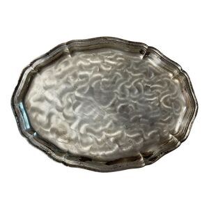 Vintage WMF IKORA Silver Plated Tarnish Resistant Oval Serving Platter 10x13